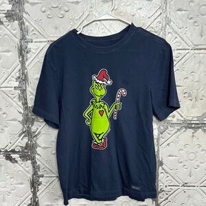 Mens life is good Grinch Navy T-Shirt